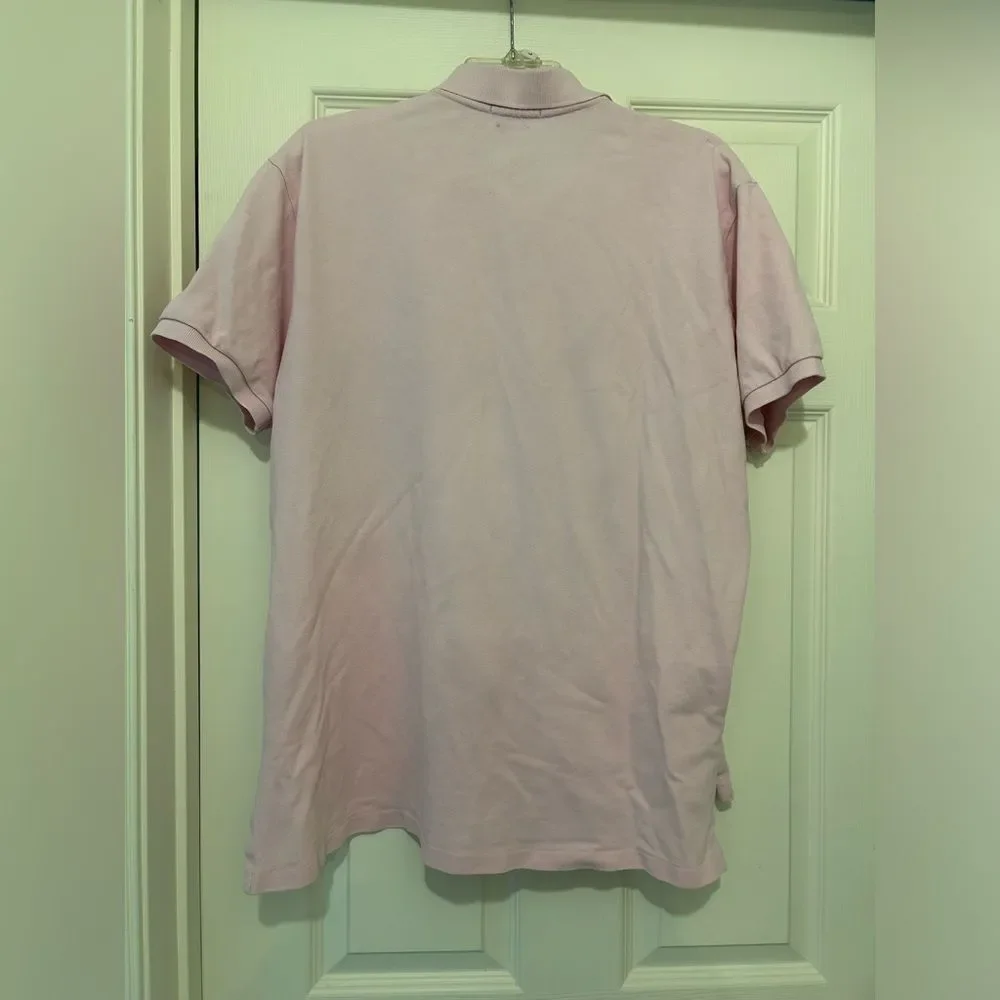 Polo Ralph Lauren mens Pink Polo Shirt Size XL